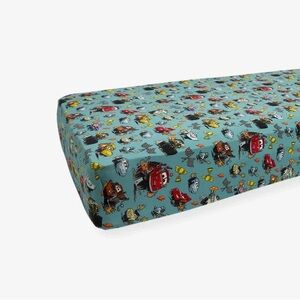Posh Peanut x Cars Fitted Crib Sheet Limited Edition